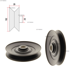 BELT PULLEY - ref. 1137098001 | TP Agri