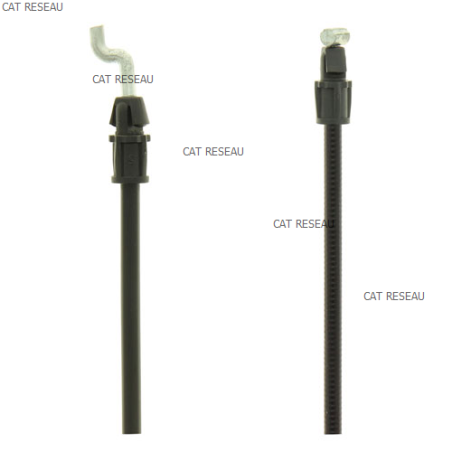 CABLE DE FREIN MOTEUR L 935 B&S/HON - ref. 1810006850 | TP Agri