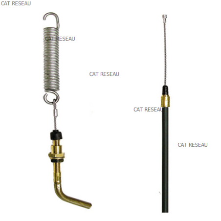CABLE EMBRAYAGE FREIN DE LAMES TC/122 - ref. 3820046023 | TP Agri