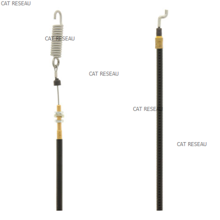 CABLE EMBRAYAGE DE FREIN DE LAME EL63 - ref. 3842071041 | TP Agri
