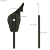 CABLE DE GAZ 945MM - ref. GY190800801 | TP Agri