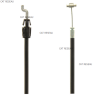 CABLE DE FREIN MOTEUR 57KT3V/SP46SH/ - ref. CP052149 | TP Agri