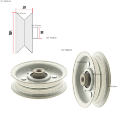 SPANNROLLE:3.50 DIA:KUGELGELAG - ref. 75604280A | TP Agri