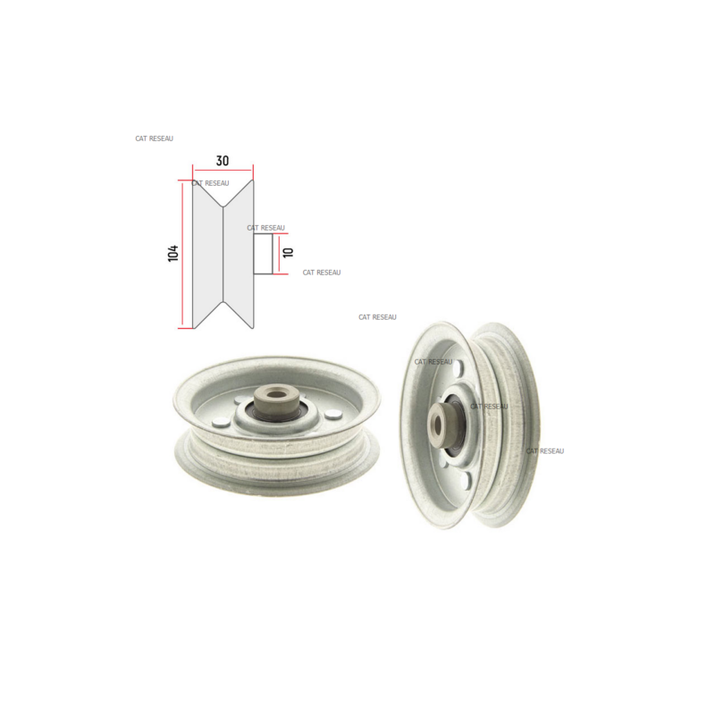 SPANNROLLE:3.50 DIA:KUGELGELAG - ref. 75604280A | TP Agri
