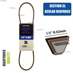 COURROIE 3L270K MAXPOWER - ref. 3L270K | TP Agri