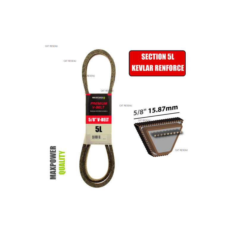 COURROIE 5L830K MAXPOWER - ref. 5L830K | TP Agri