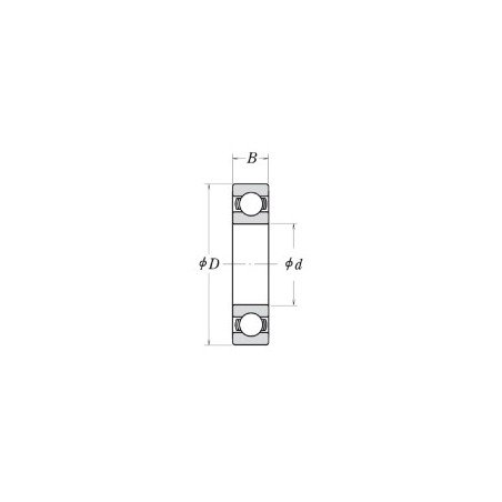 Roulement 25X56X12 - ref. AJD/SCO5A97CS35PX1 | TP Agri