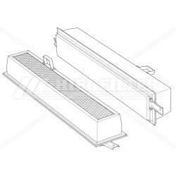 Filtre air cabine HIFI SC 70203 CAG4