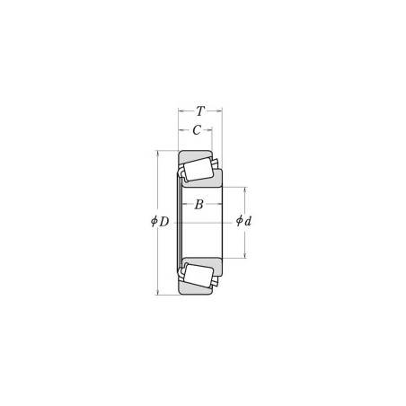 Roulement - ref. AJD/33208 | TP Agri