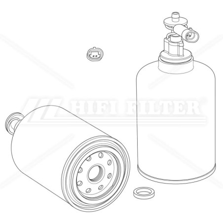 Filtre carburant HIFI SN 40539 V