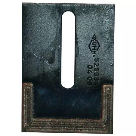 GRATTOIR ACIER REVETU 126X90X4 LUMIERE 60X13 MAXIPACKER ORIGINE KUHN 52593410