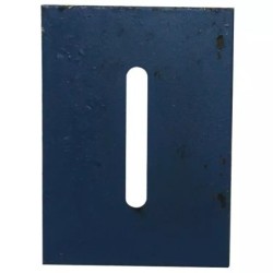 GRATTOIR ACIER 140X100X3 LUMIERE 70X11 TYPE LELY 1163223040
