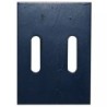 GRATTOIR ACIER 125X90X3 2 LUMIERES 45X10 TYPE FERABOLI KVERNELAND