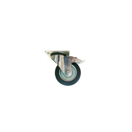 Roulette Pivotante + Frein - ref. AJD/L-V162R-FI | TP Agri