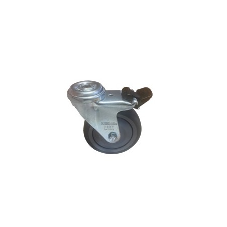 Roulette Appareil Pivotante Trou C - ref. AJD/LRA-TPA75KF-FI | TP Agri