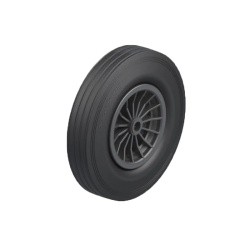 Roue Caoutchouc Plein - ref. AJD/VPP.400/25R | TP Agri