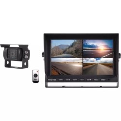 CAMERA DE RECUL 100° AHD AVEC MONITEUR 9" QUAD COULEUR IDCAM