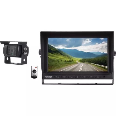 CAMERA DE RECUL 100° AHD AVEC MONITEUR 9" COULEUR ID.CAM
