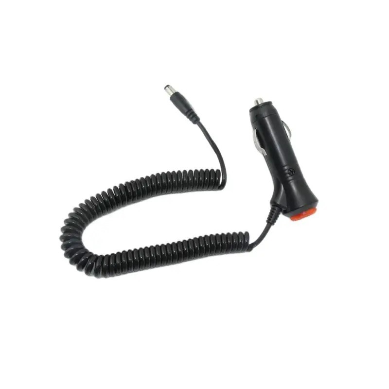 CABLE SPIRALE D'ALIMENTATION AVEC PRISE ALLUME CIGARE POUR CAMERA SANS FIL TECHNI-POWER