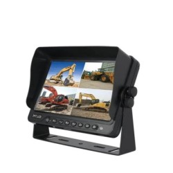 MONITEUR 7" QUAD AHD COULEUR 4 ENTREES CAMERA TECHNI-POWER