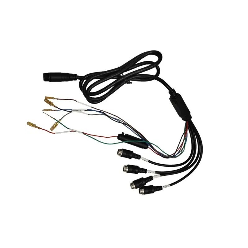 FAISCEAU D'ALIMENTATION POUR  MONITEUR CAMERA DE RECUL 4 CANAUX TECHNI-POWER
