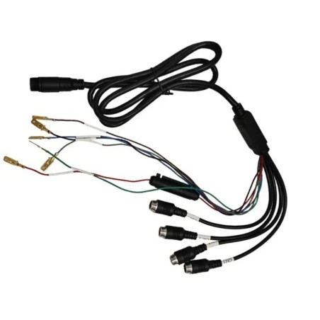 FAISCEAU D'ALIMENTATION POUR  MONITEUR CAMERA DE RECUL 4 CANAUX TECHNI-POWER