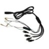 FAISCEAU D'ALIMENTATION POUR  MONITEUR CAMERA DE RECUL 4 CANAUX TECHNI-POWER