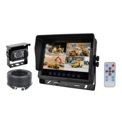 CAMERA DE RECUL 120° AHD AVEC MONITEUR 7" QUAD ETANCHE TECHNI-POWER