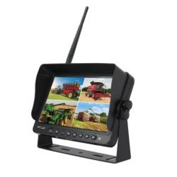 MONITEUR SANS FIL 7" QUAD AHD COULEUR 4 ENTREES CAMERA TECHNI-POWER