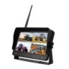 MONITEUR SANS FIL 9" QUAD AHD COULEUR 4 ENTREES CAMERA TECHNI-POWER
