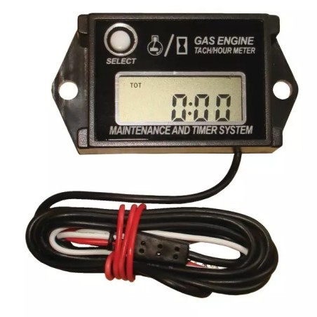 COMPTEUR D'HEURES AVEC COMPTE TOUR POUR 2/4 TEMPS