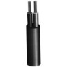 CABLE SOUPLE 2X1,5mm² GRIS HO5VVF ROULEAU DE 10M