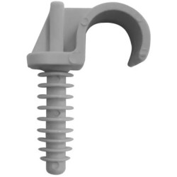 FIXE TUBE GRIS DIAMETRE 16 SACHET DE 10