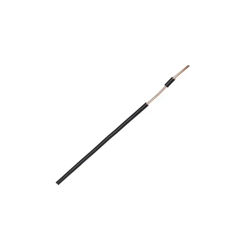 FIL RIGIGE 1,5mm² NOIR H07VU ROULEAU DE 25M