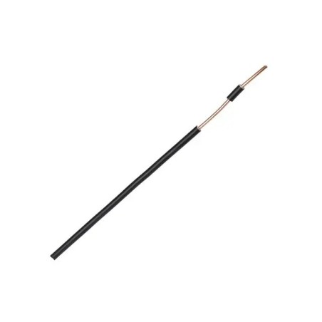 FIL RIGIGE 1,5mm² NOIR H07VU ROULEAU DE 100M