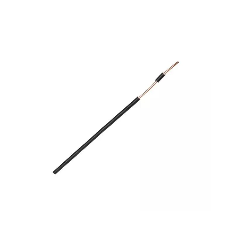 FIL RIGIGE 2,5mm² NOIR H07VU ROULEAU DE 100M