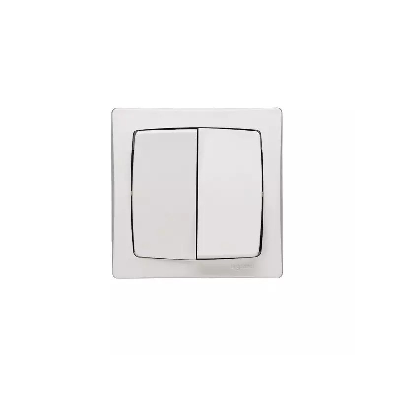 INTERRUPTEUR DOUBLE VA ET VIENT 10A OTEO BLANC LEGRAND