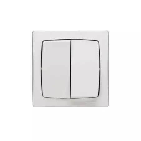 INTERRUPTEUR DOUBLE VA ET VIENT 10A OTEO BLANC LEGRAND