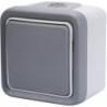 INTERRUPTEUR VA ET VIENT ETANCHE 10A 250V PLEXO GRIS COMPLET IP55 LEGRAND