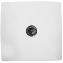 PRISE TV M 9,52 VIS+GRIFFES DIWONE BLANC