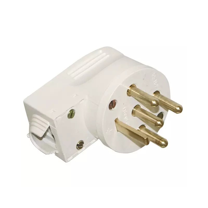 FICHE MALE PLASTIQUE SERRE-CABLE 3P+T+N 20A LEGRAND