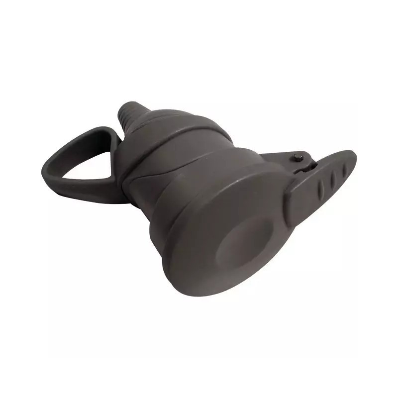 FICHE FEMELLE A CLAPET -16A 2P + T - GRIS