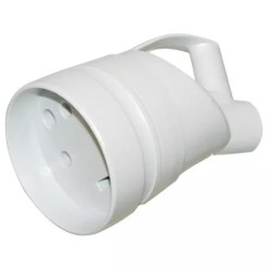 FICHE FEMELLE PLASTIQUE 20A GRIS 3P+T SORTIE INCLINEE LEGRAND