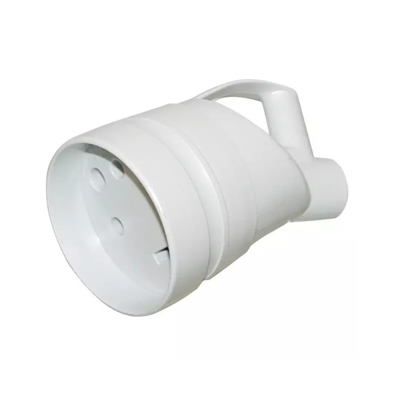 FICHE FEMELLE PLASTIQUE 20A GRIS 3P+T SORTIE INCLINEE LEGRAND