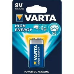 PILE ALCALINE 9V 6LR61 LONGLIFE POWER BLISTER VARTA
