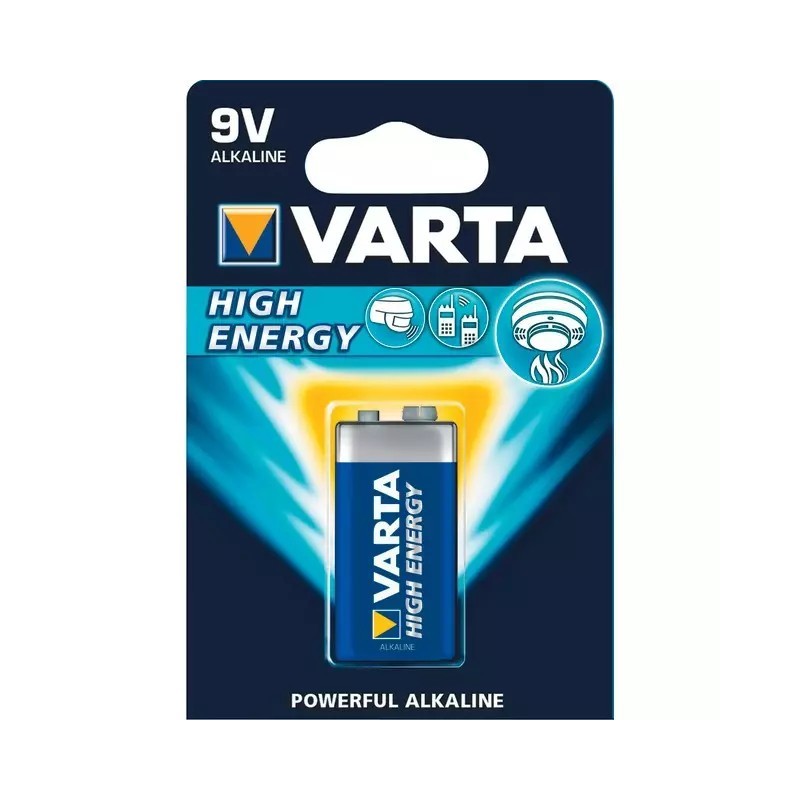 PILE ALCALINE 9V 6LR61 LONGLIFE POWER BLISTER VARTA