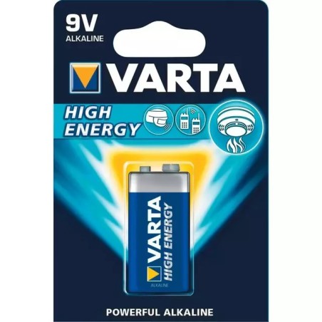 PILE ALCALINE 9V 6LR61 LONGLIFE POWER BLISTER VARTA
