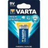 PILE ALCALINE 9V 6LR61 LONGLIFE POWER BLISTER VARTA