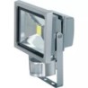 PROJECTEUR ALU LED 220V 20W 1440 LMS AVEC DETECTEUR GRIS