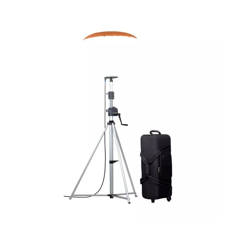 BALLON CHANTIER LED 62400 LUMENS ECLAIRAGE 360° SUR TREPIED TECHNI-POWER